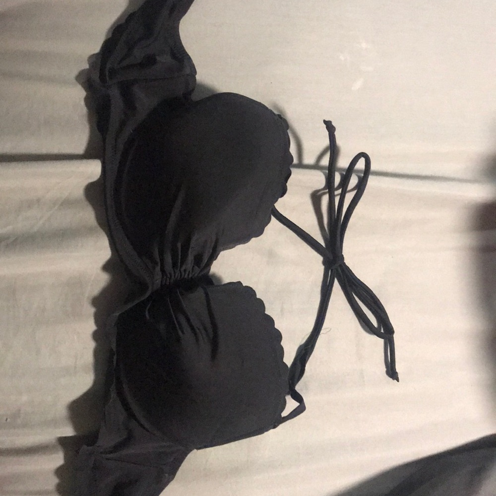 Victoria secret black swim suit top